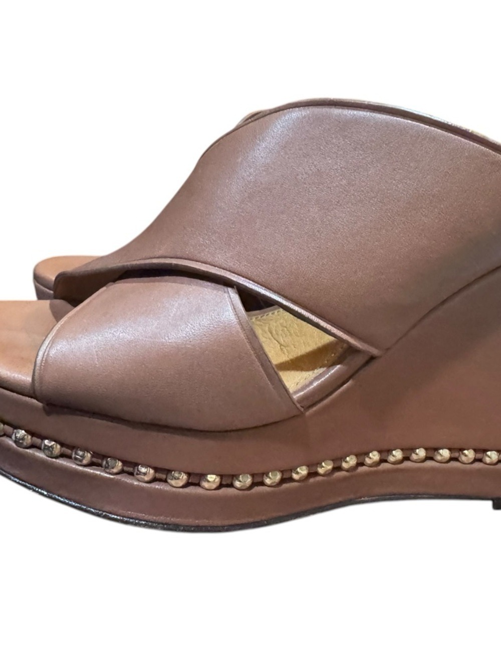 Coach Emily Wedge Slide Sandals in box - Picture 5 of 13